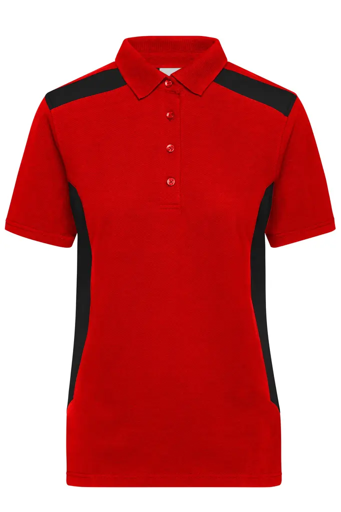 Ženska polo majica JN1825 red/black XS-0