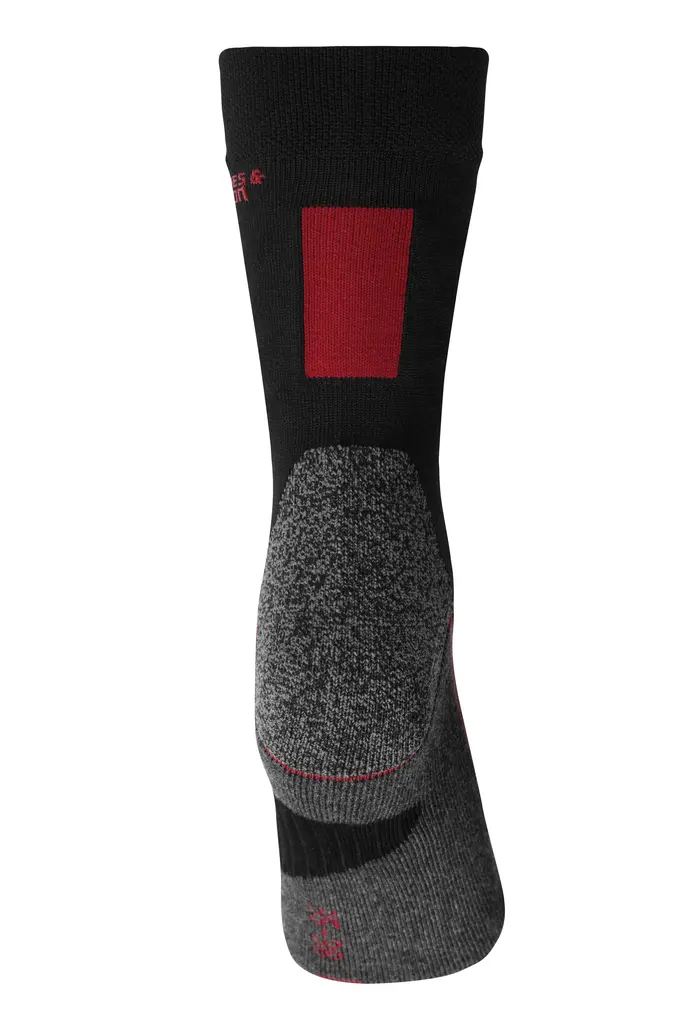 Radne čarape JN213 black/red 35-38-6