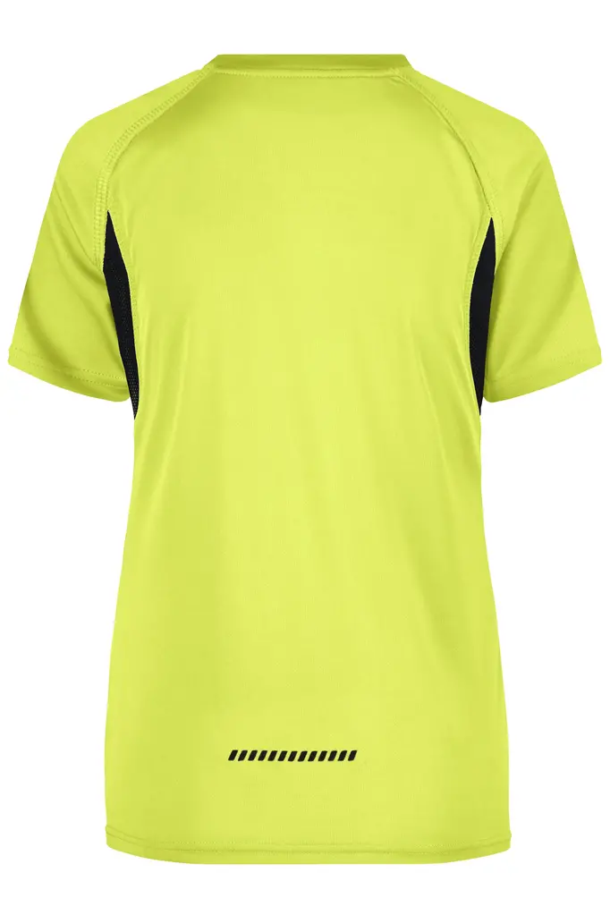 Ženska majica za trčanje JN316 fluoyellow/black XS-7