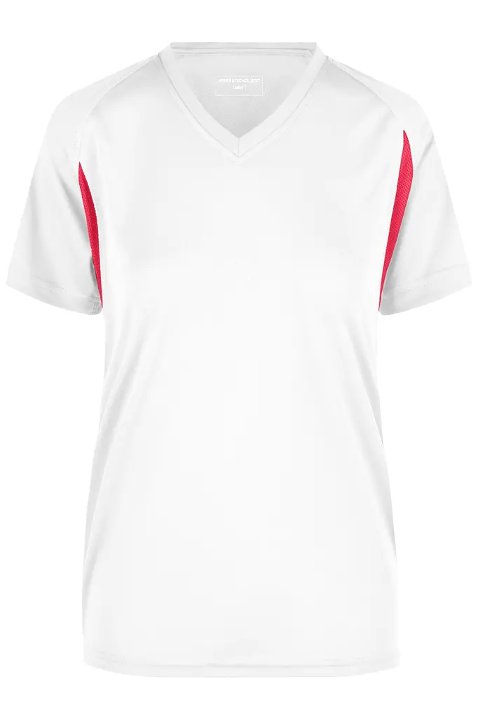 Ženska majica za trčanje JN316 white/red XS-0