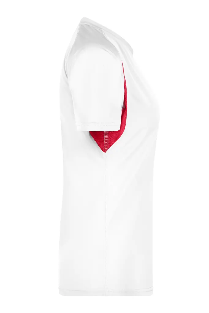 Ženska majica za trčanje JN316 white/red XS-2