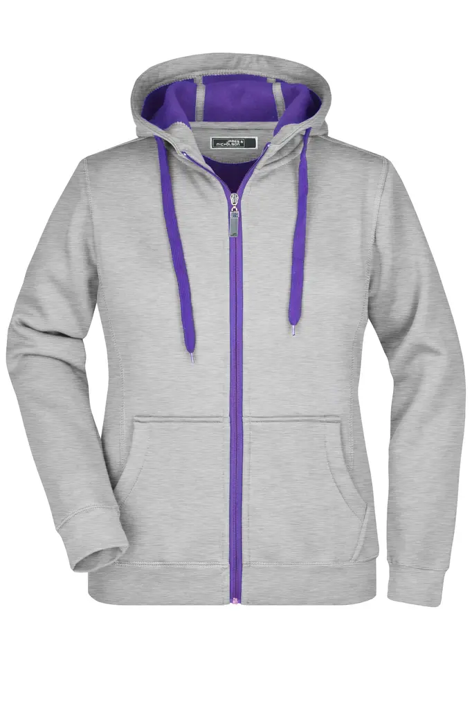 Ženska jakna JN354 grey-heather/purple S-0