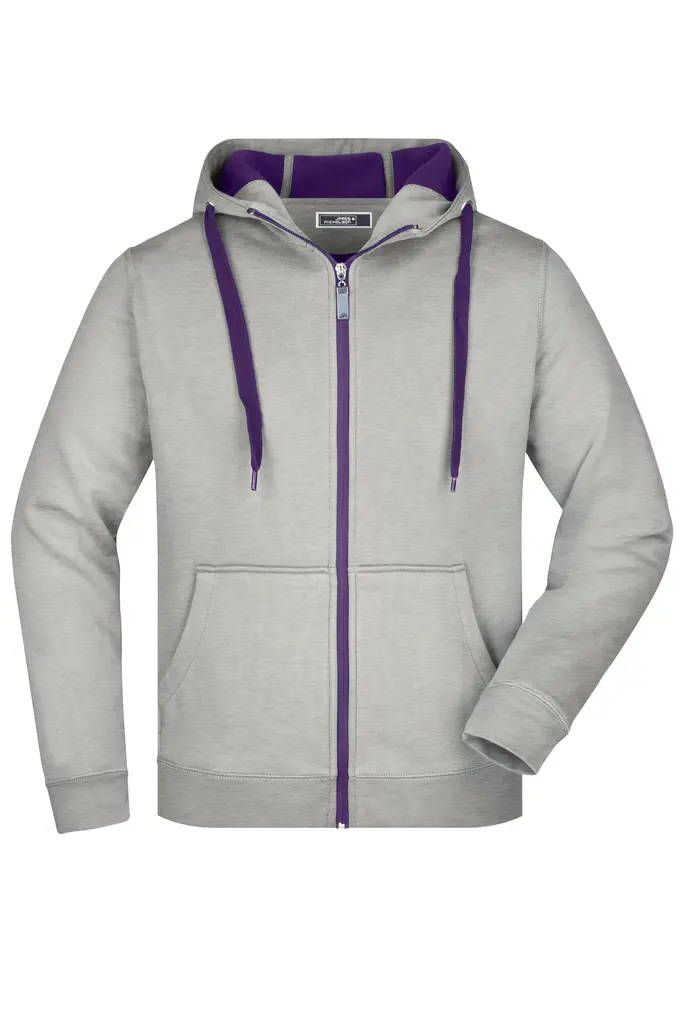 Muška jakna JN355 grey-heather/purple S-0