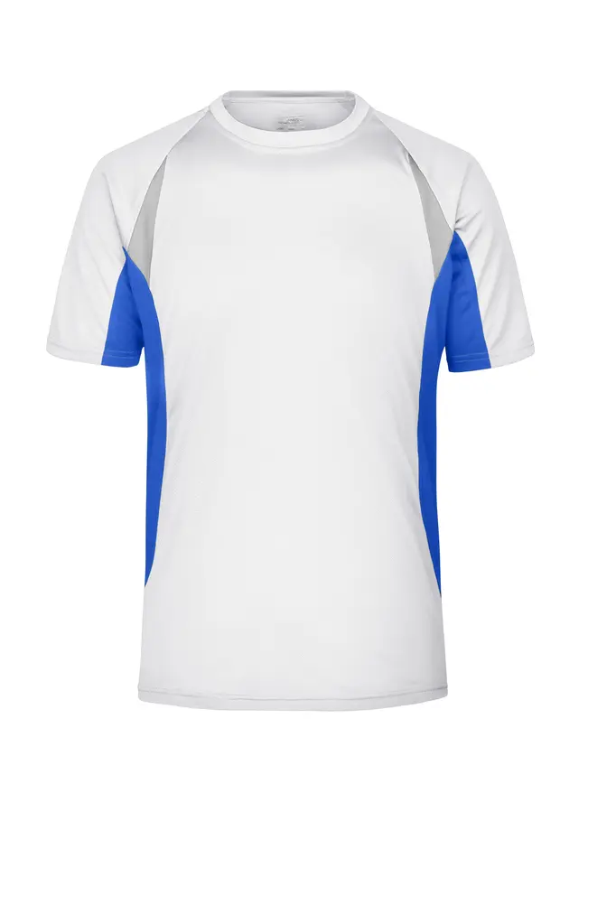 Majica za trčanje JN391 white/royal S-0