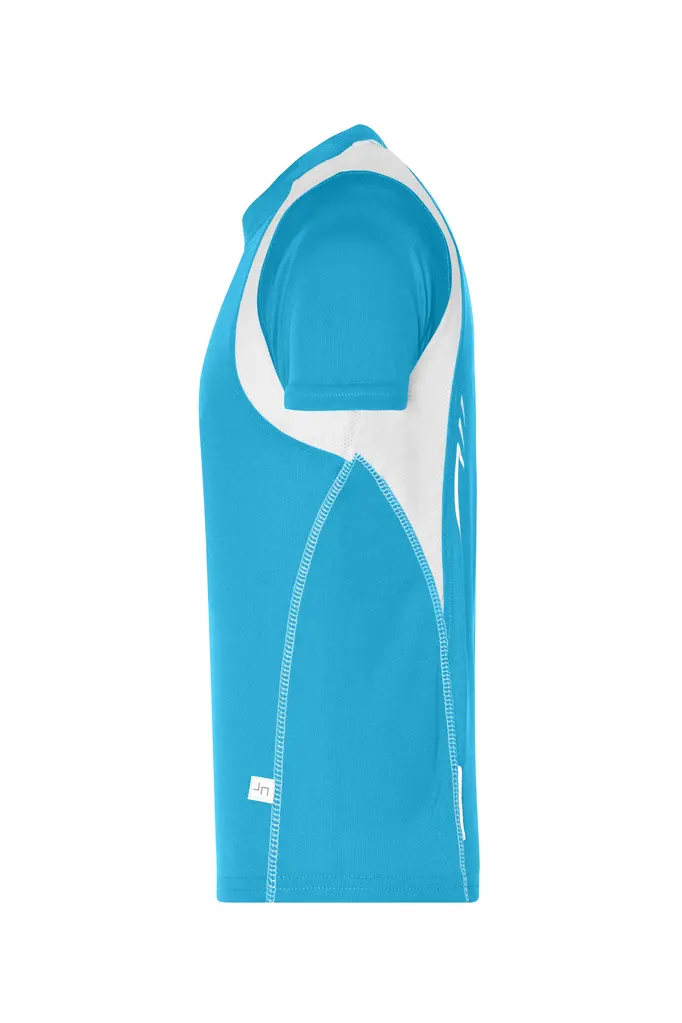 Dječja majica za trčanje JN397K turquoise/white M-1