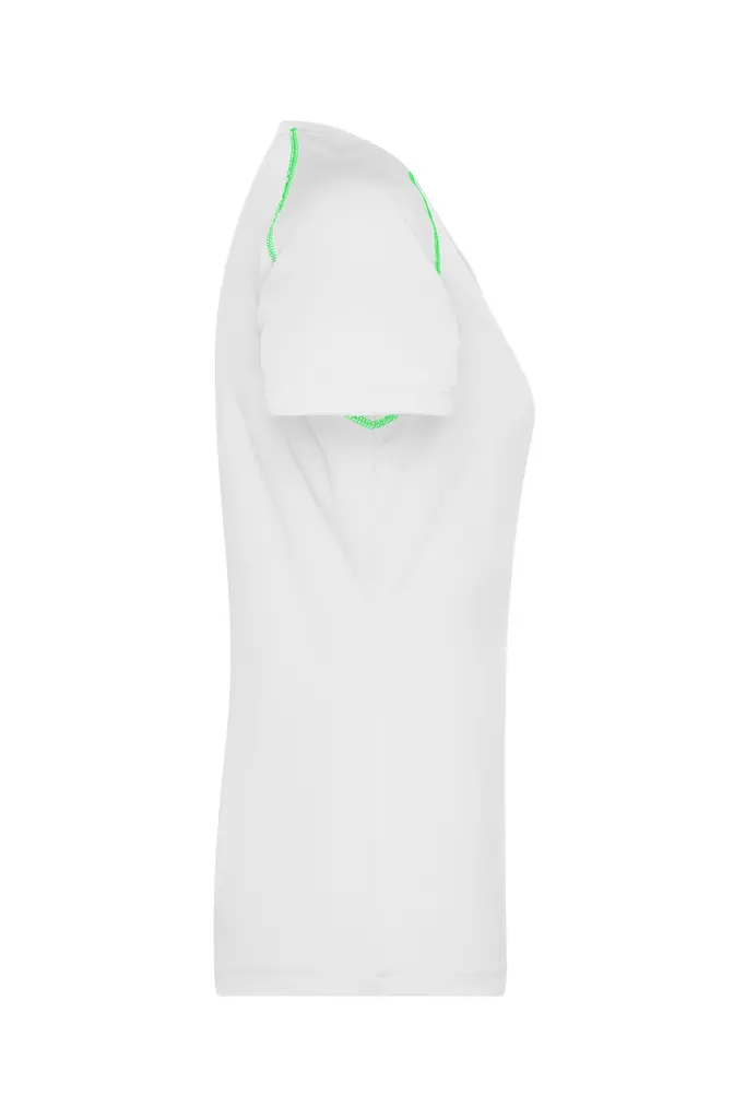 Ženska sportska majica JN495 white/bright-green XS-2