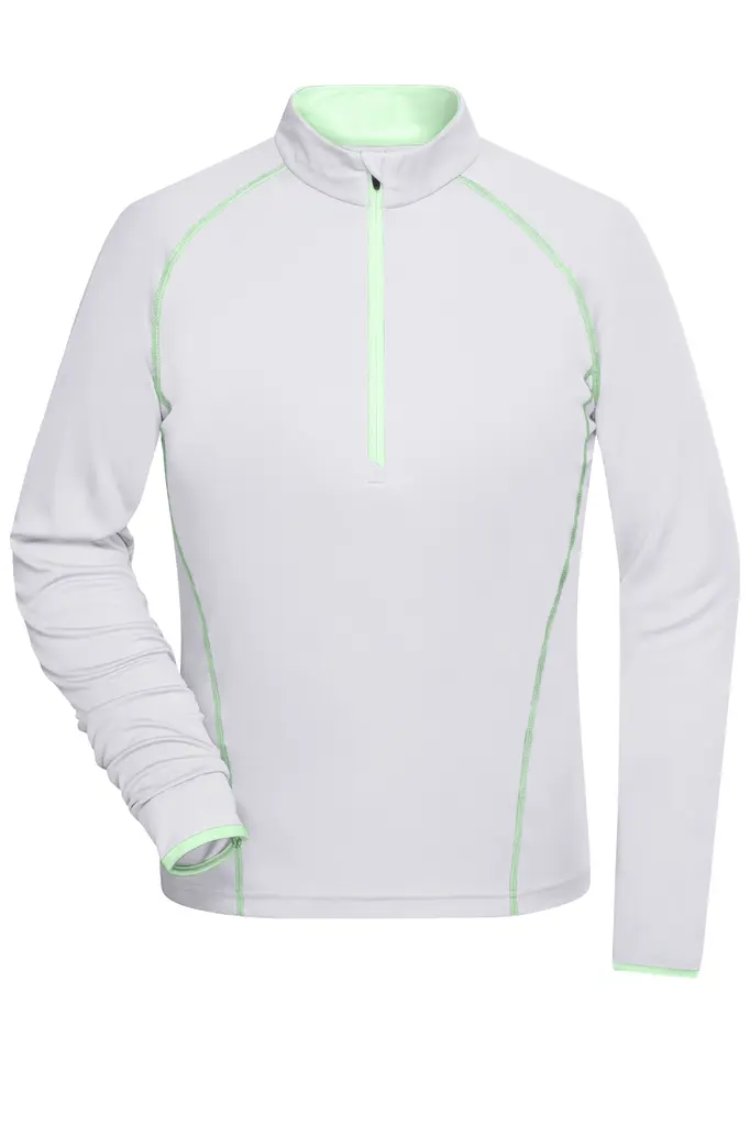 Ženska sportska majica JN497 white/bright-green XS-0