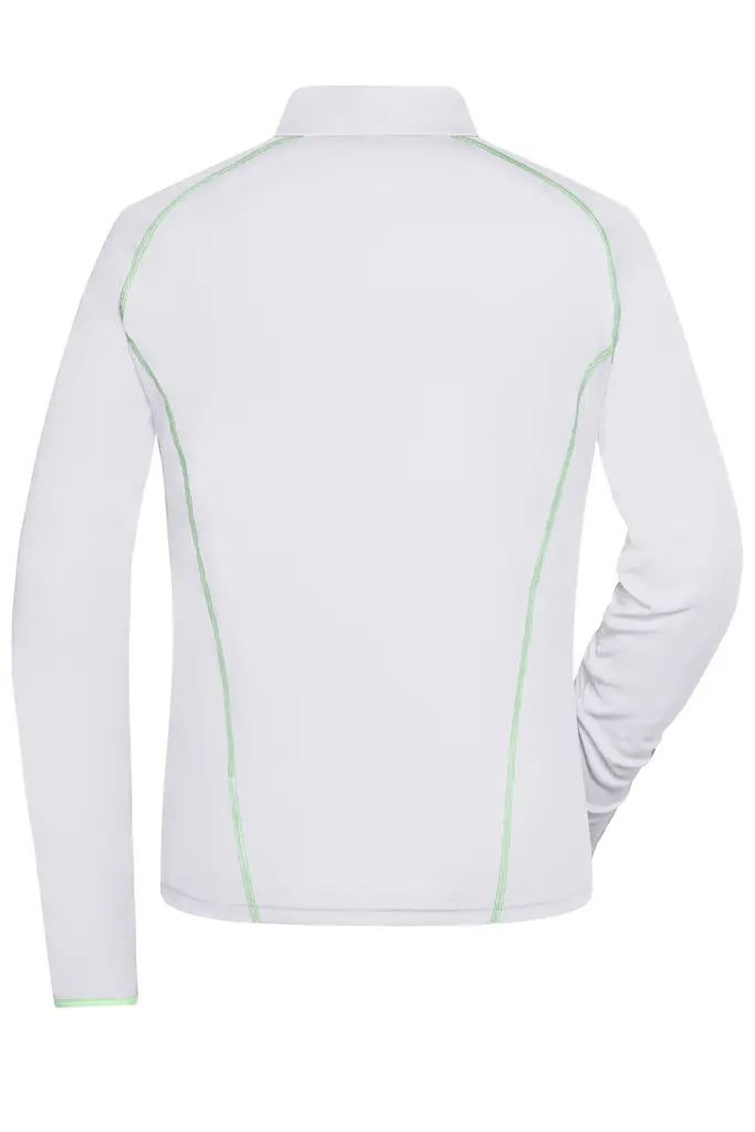 Ženska sportska majica JN497 white/bright-green XS-3