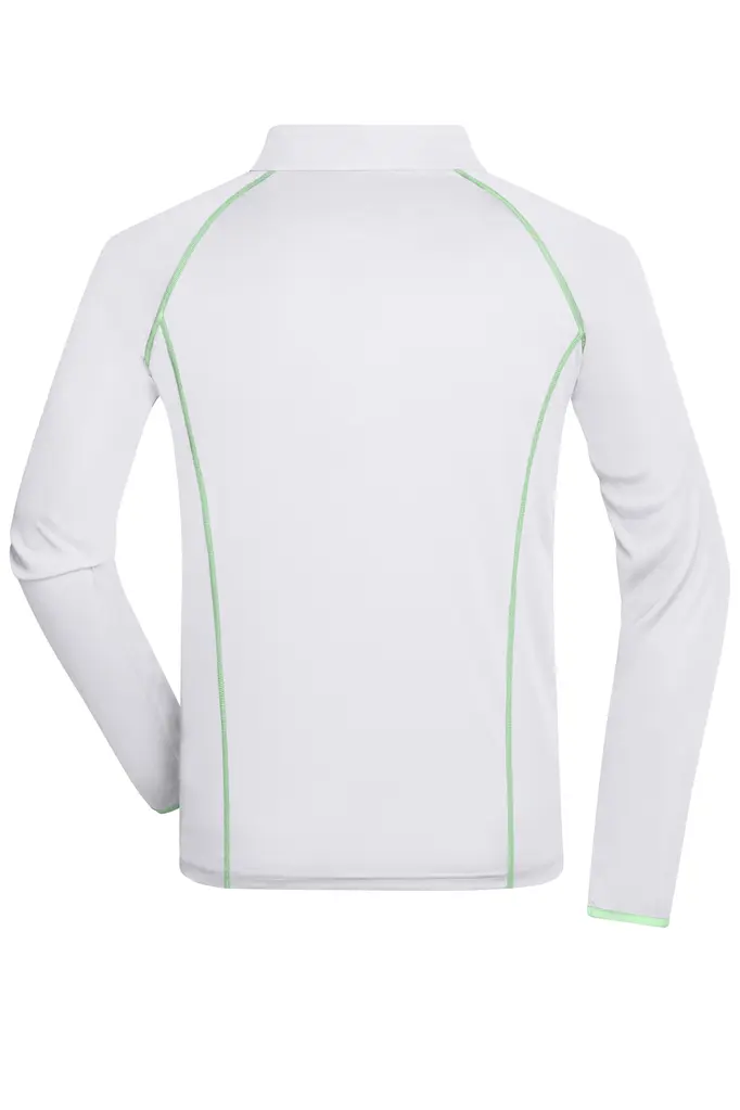 Muška sportska majica JN498 white/bright-green S-3