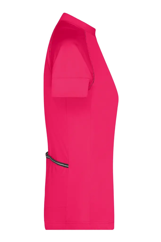 Ženska biciklistička majica JN513 bright-pink/titan S-2