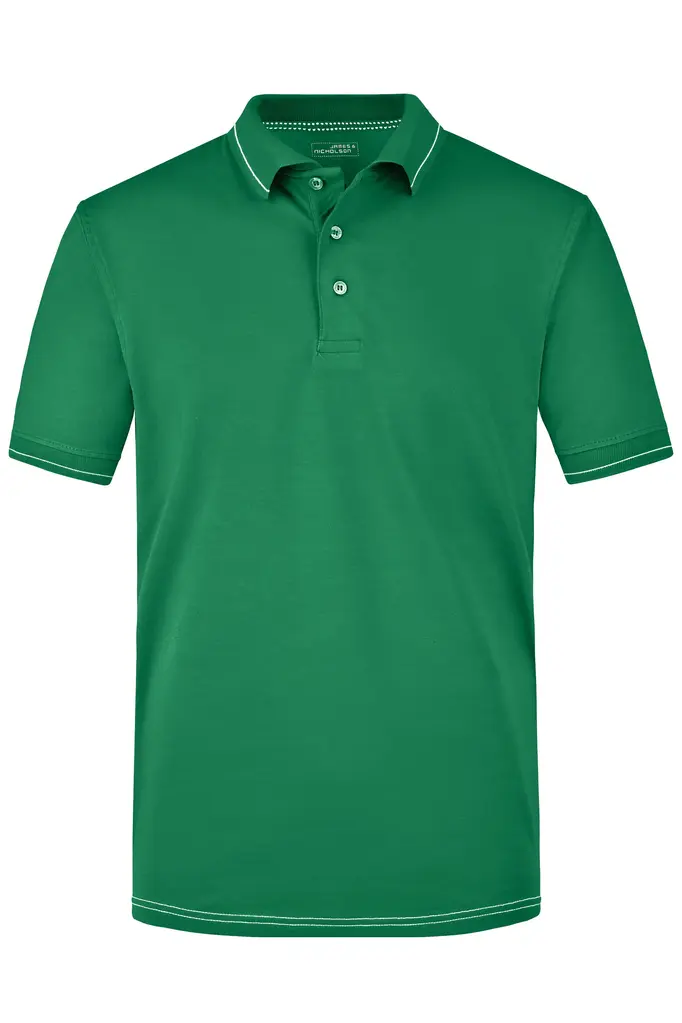 Muška polo majica JN569 irish-green/white S-0