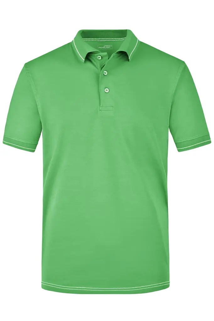 Muška polo majica JN569 lime-green/white S-0