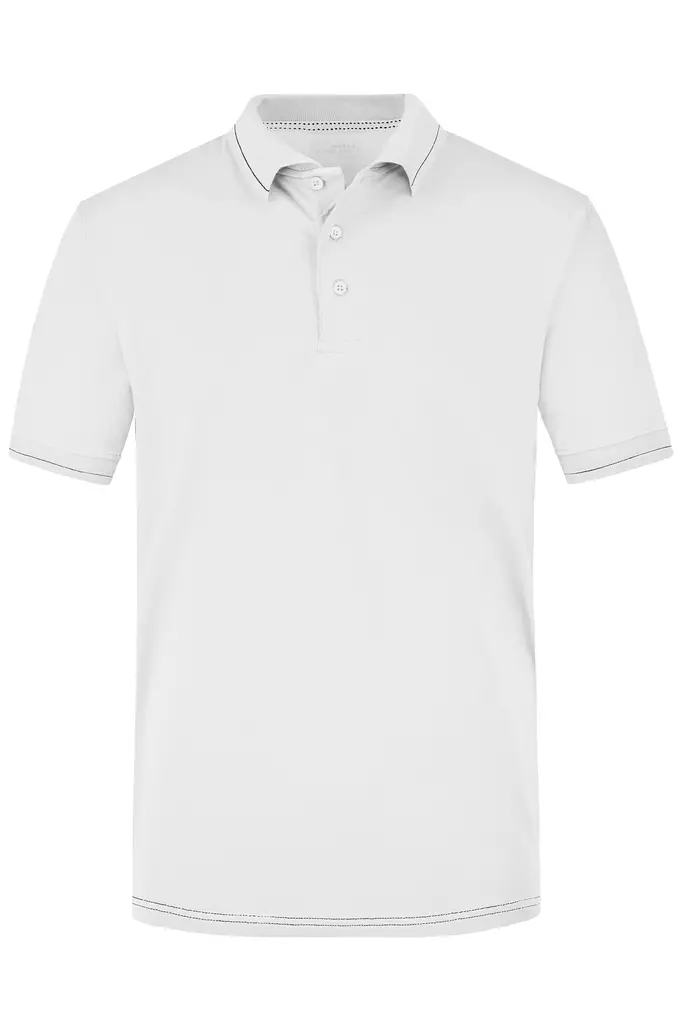 Muška polo majica JN569 white/black S-0