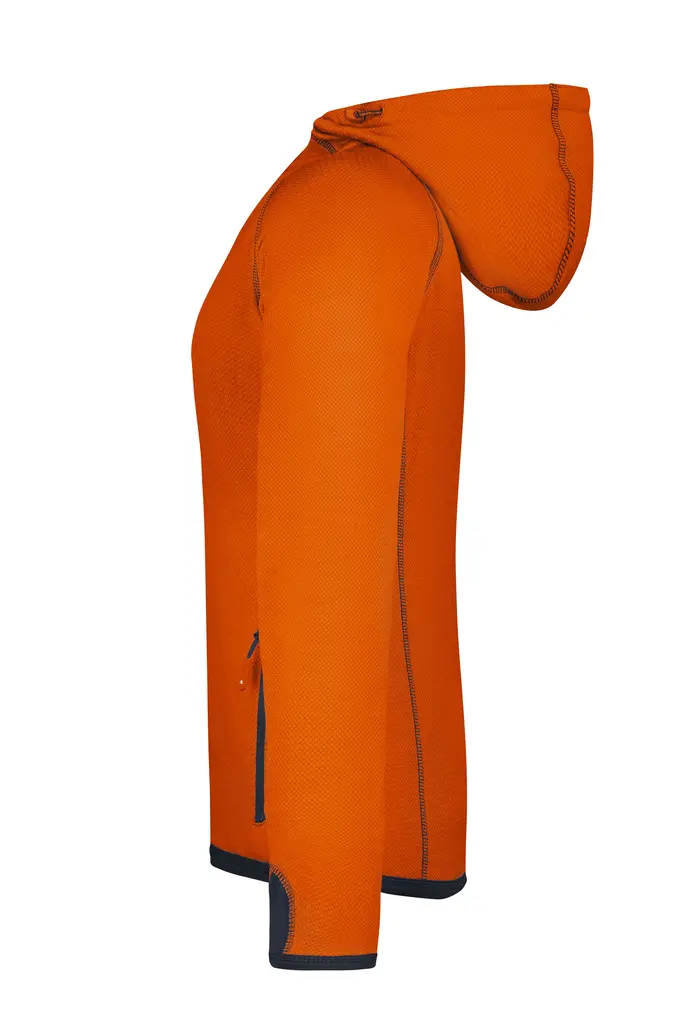 Ženski flis JN570 dark-orange/carbon S-1