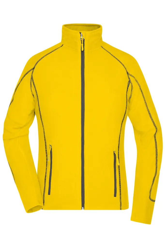 Ženski flis JN596 yellow/carbon S-0