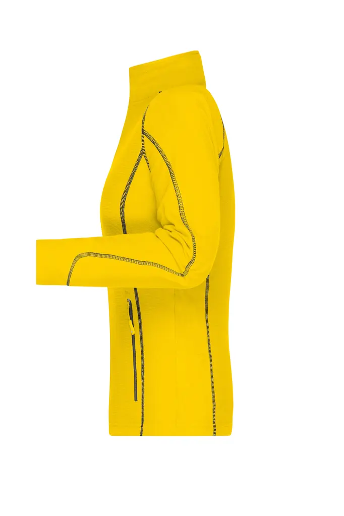 Ženski flis JN596 yellow/carbon S-1