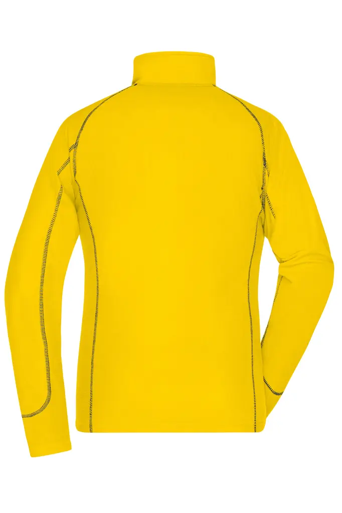 Ženski flis JN596 yellow/carbon S-3