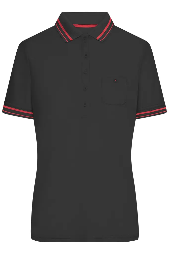 Ženska polo majica JN701 black/red S-0