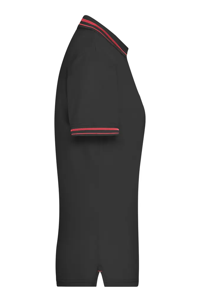 Ženska polo majica JN701 black/red S-2