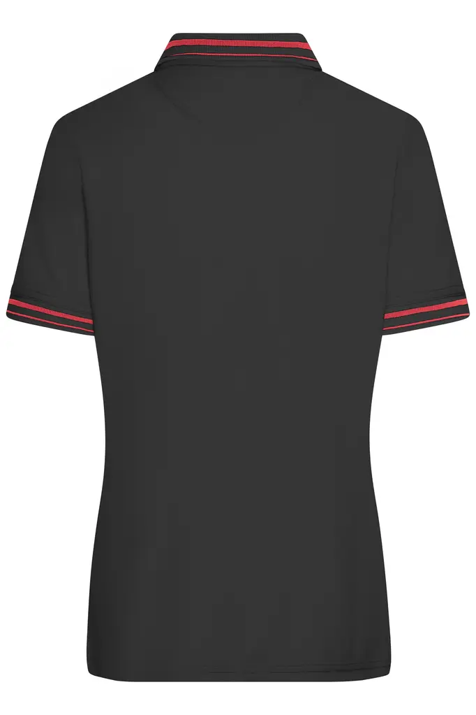 Ženska polo majica JN701 black/red S-3