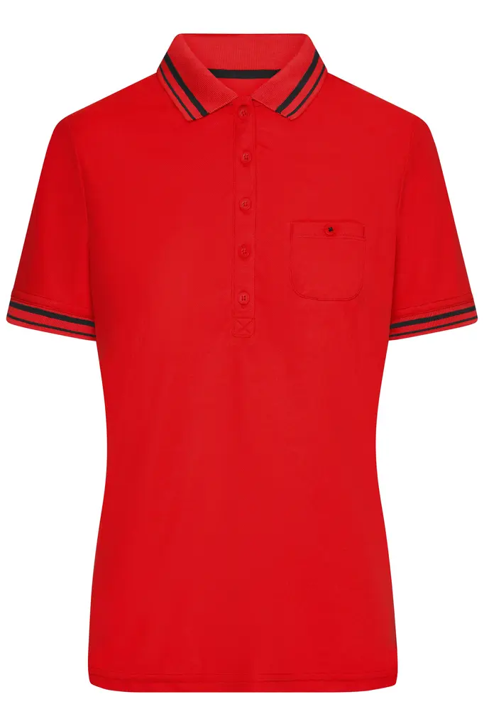 Ženska polo majica JN701 red/black S-0