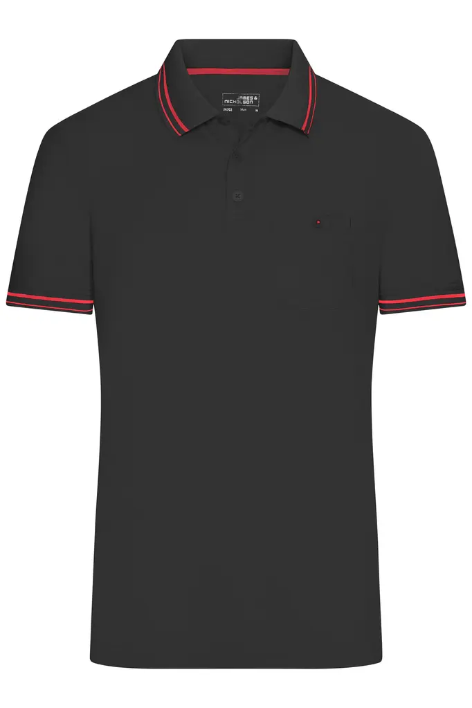 Polo majica JN702 black/red S-0