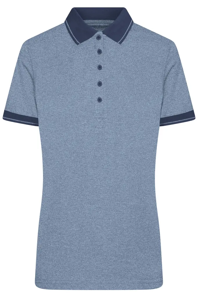 Ženska polo majica JN705 blue-melange/navy S-0