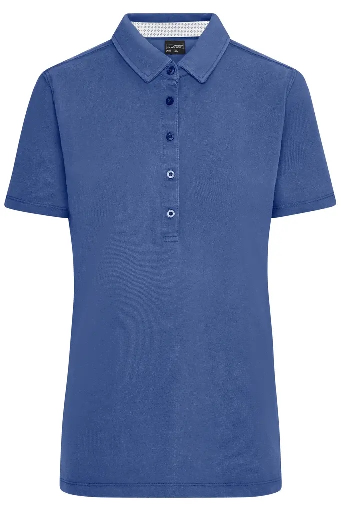 Ženska polo majica JN711 navy/white-light-blue S-0