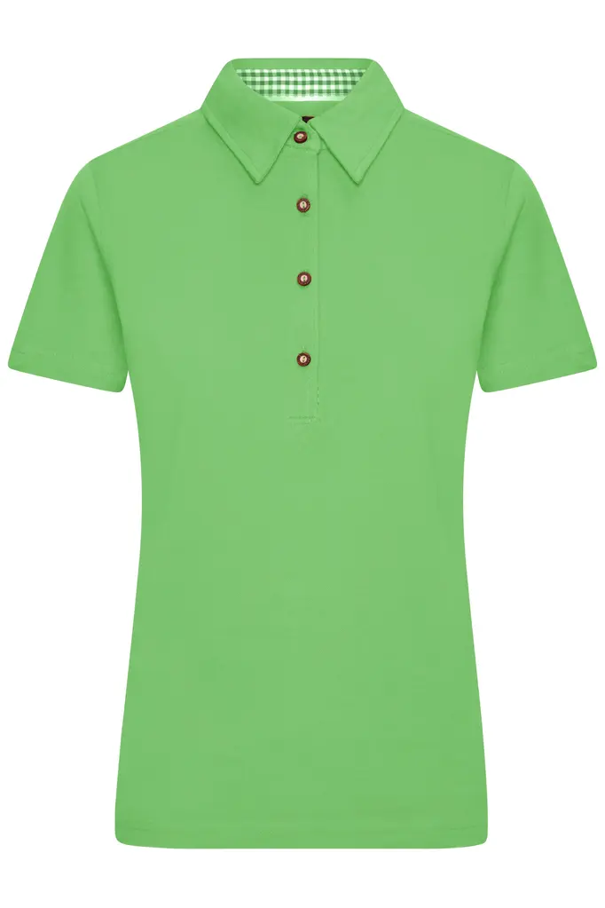 Ženska polo majica JN715 lime-green/lime-green-white S-0