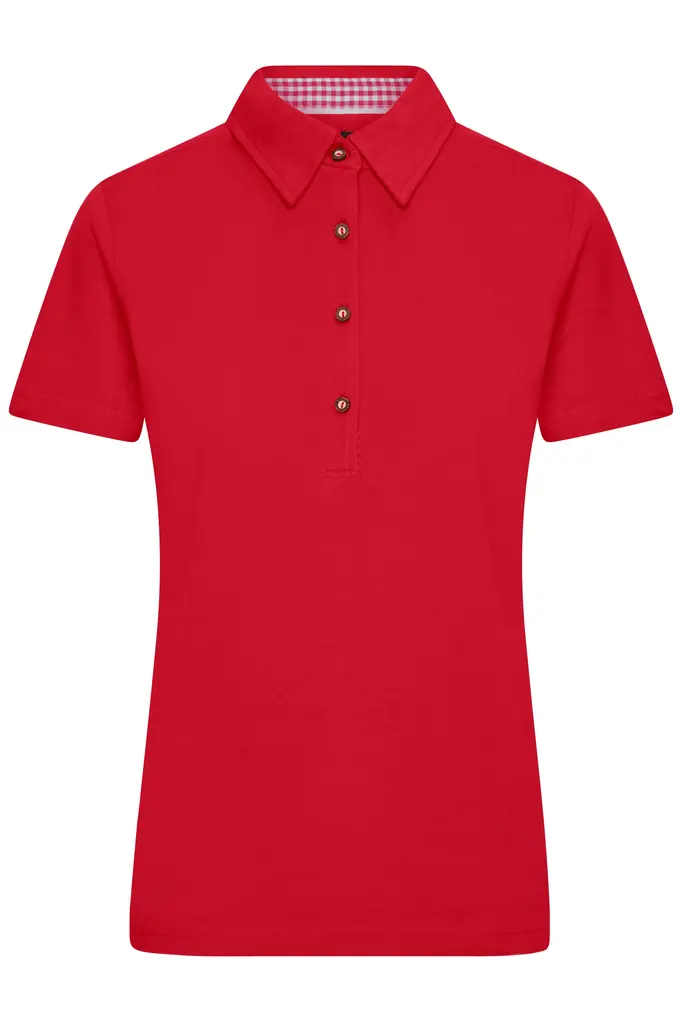 Ženska polo majica JN715 red/red-white S-0