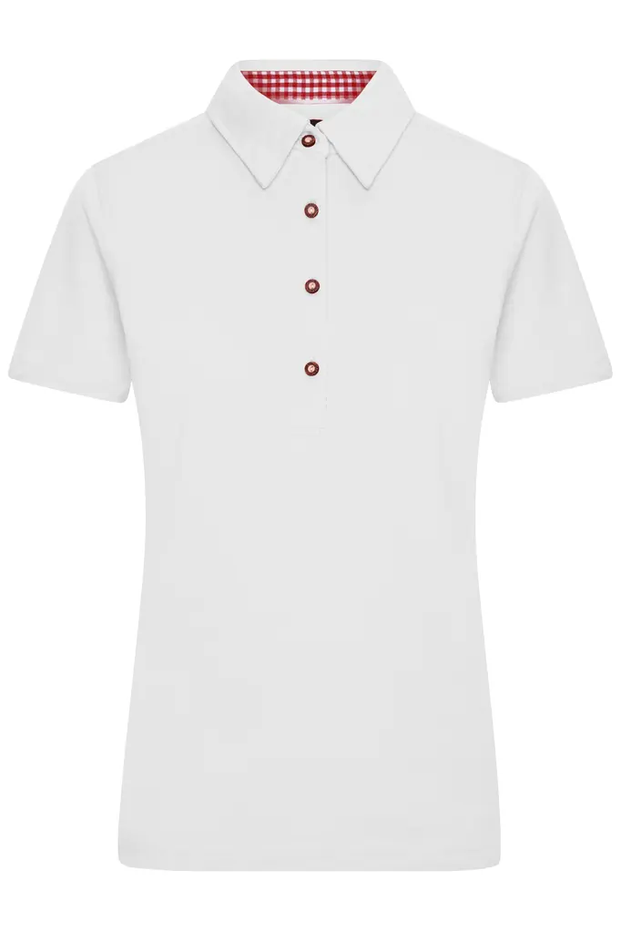 Ženska polo majica JN715 white/red-white S-0