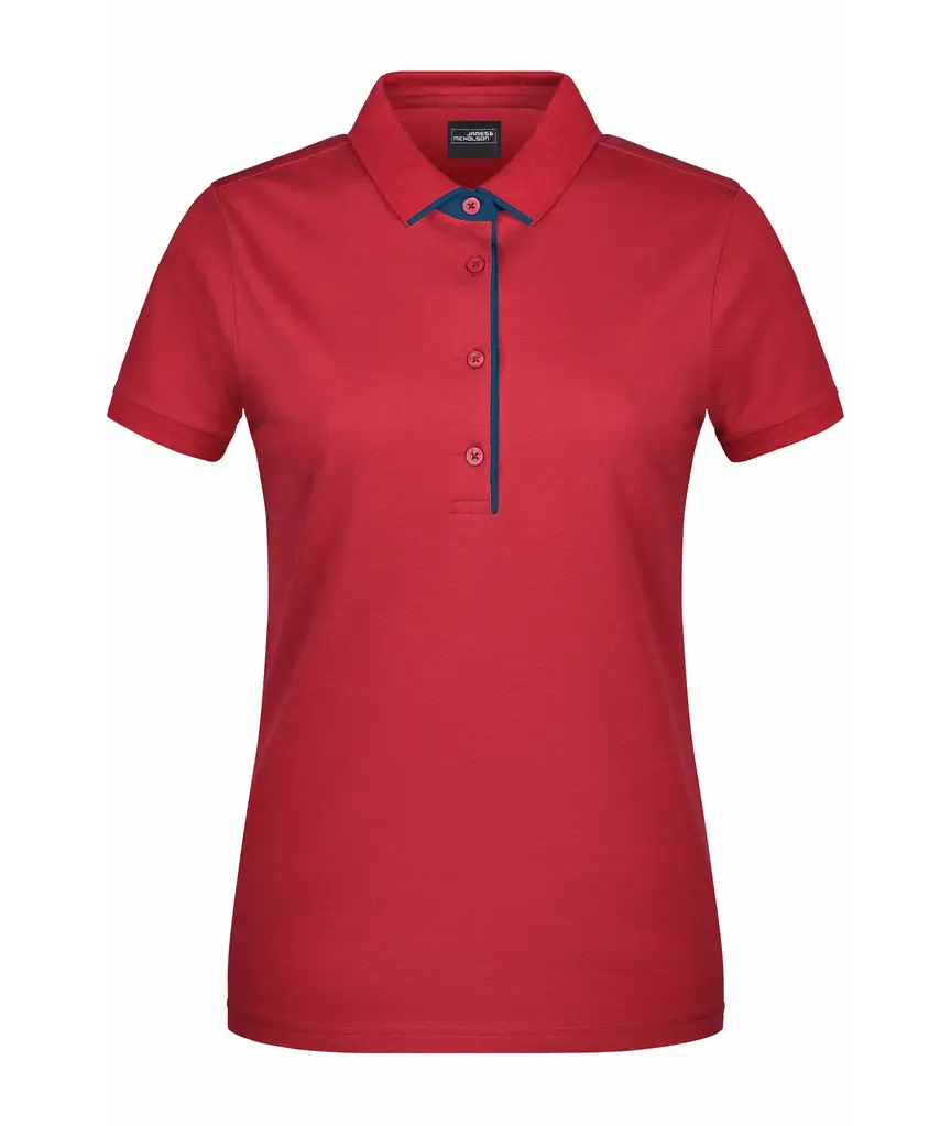 Ženska polo majica  JN725 red/navy XS-0