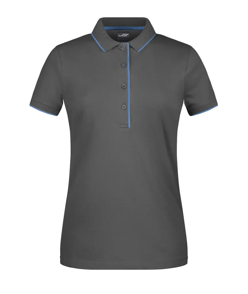 Ženska polo majica  JN727 graphite/aqua XS-0