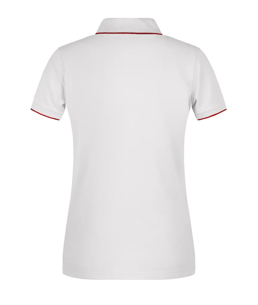 Ženska polo majica  JN727 white/red XS-2