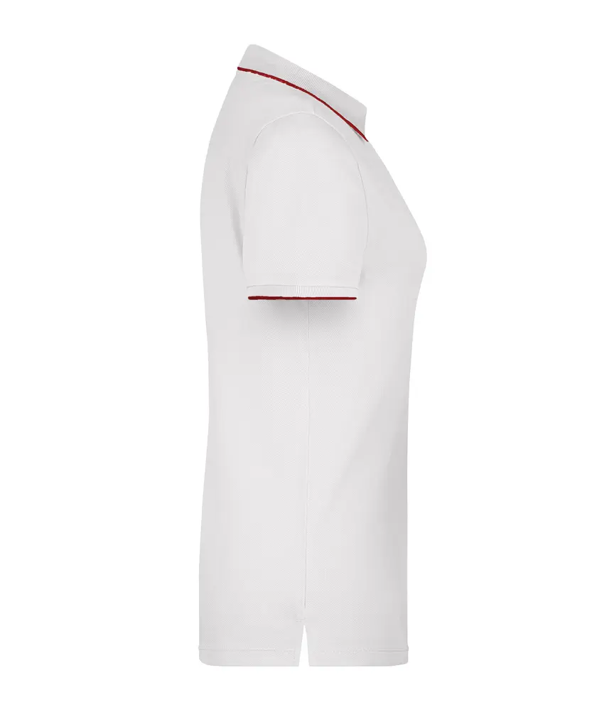 Ženska polo majica  JN727 white/red XS-3