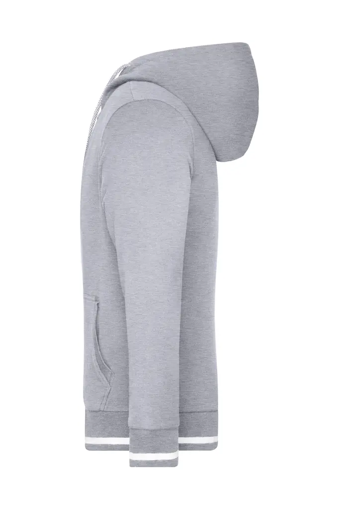 Muška hudica JN776 grey-heather/white S-1