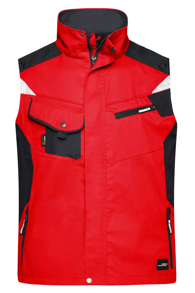 Radni prsluk  JN822 red/black S-0