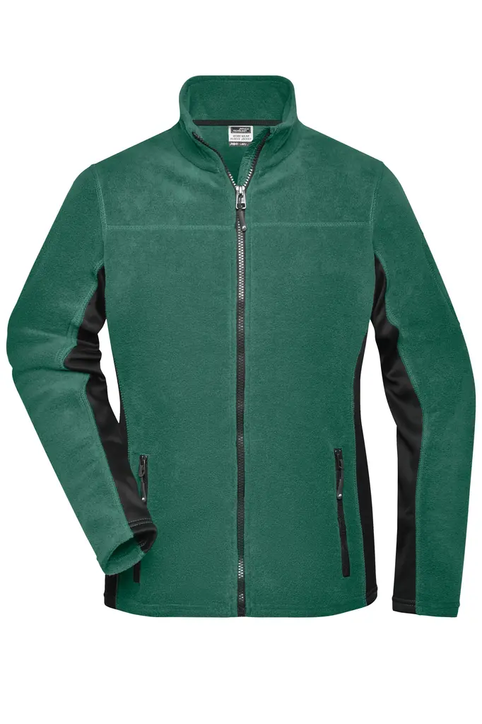 Ženski radni flis JN841 dark-green/black XS-0