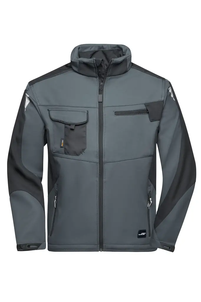 Radna softshell jakna  JN844 carbon/black XS-0