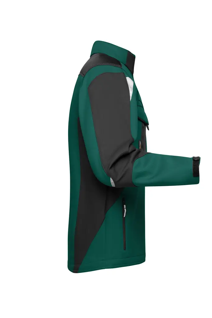 Radna softshell jakna  JN844 dark-green/black XS-2