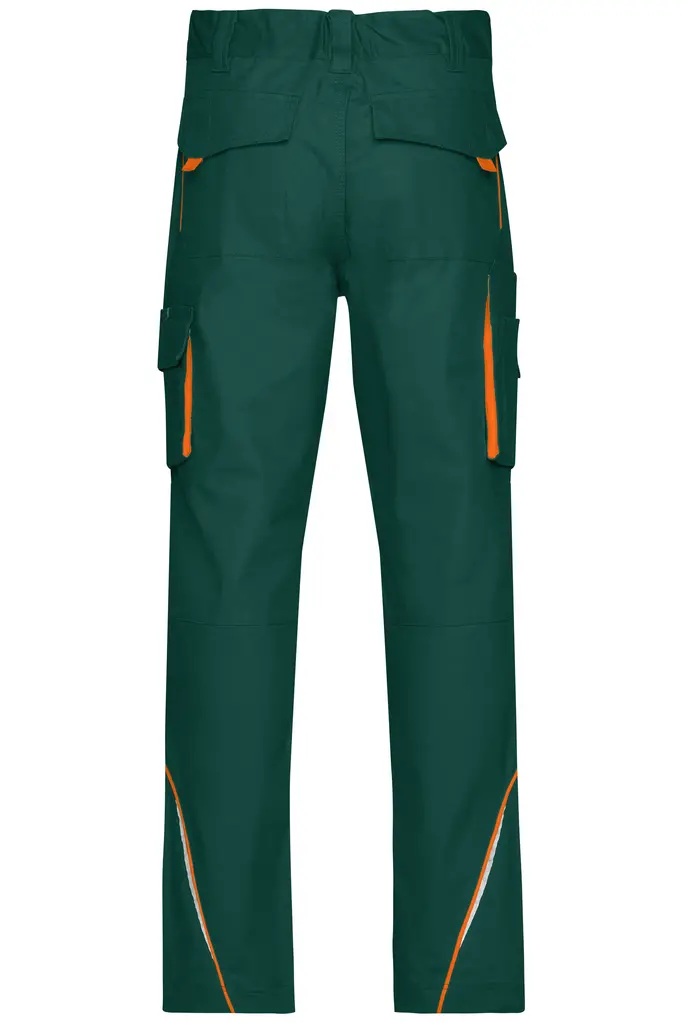 Radne hlače  JN847 dark-green/orange 25-3