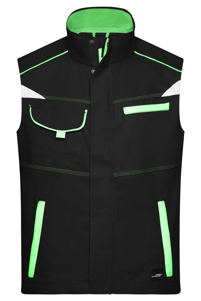 Radni prsluk JN850 black/lime-green XS-0