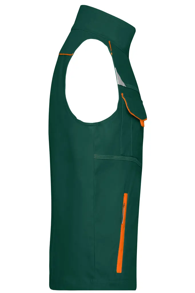 Radni prsluk JN850 dark-green/orange XS-2