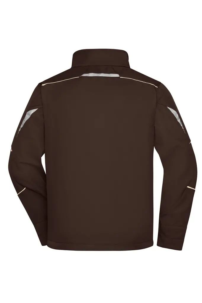 Radna softshell jakna JN851 brown/stone XS-3