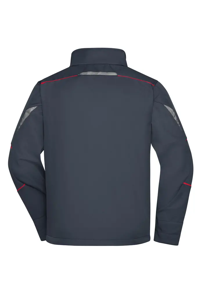 Radna softshell jakna JN851 carbon/red XS-3