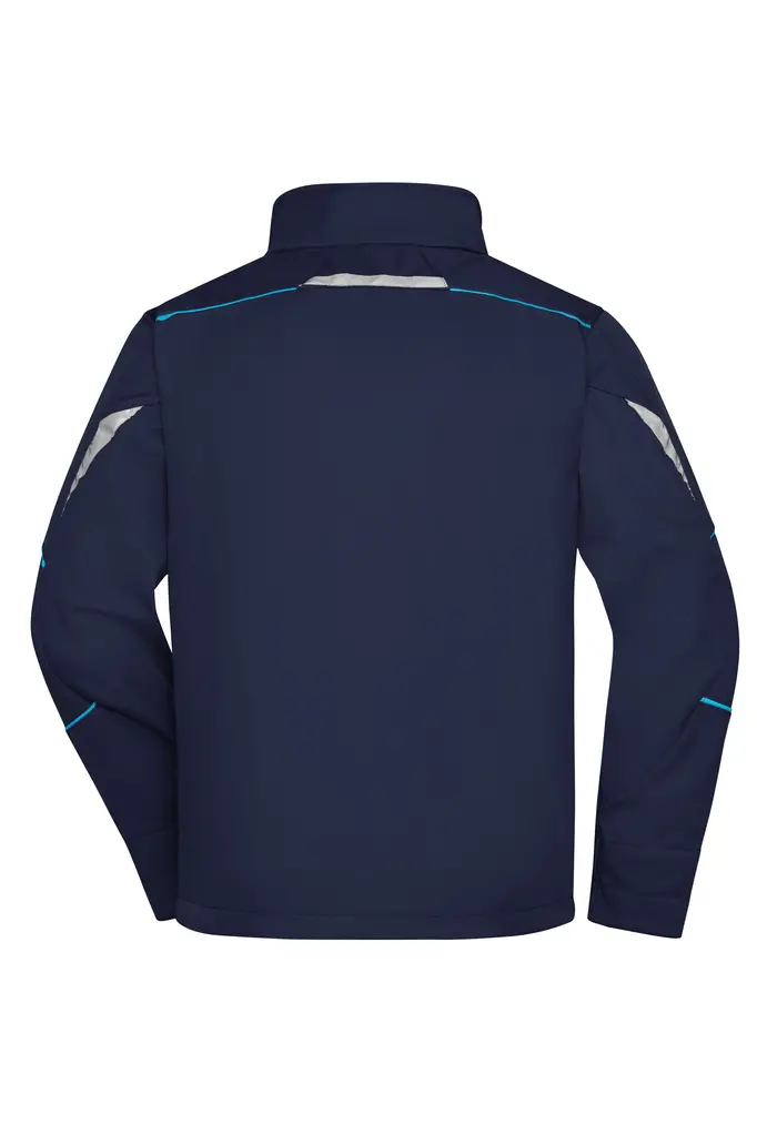 Radna softshell jakna JN851 navy/turquoise XS-3