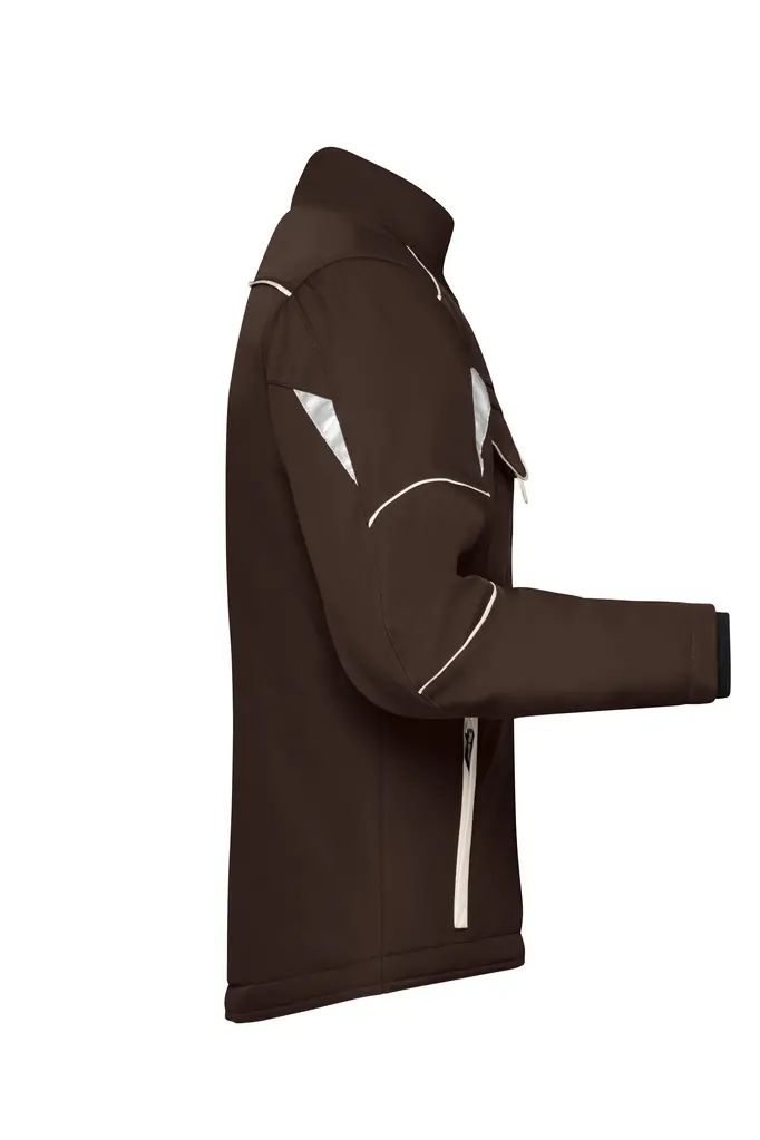 Radna softshell jakna JN853 brown/stone XS-2