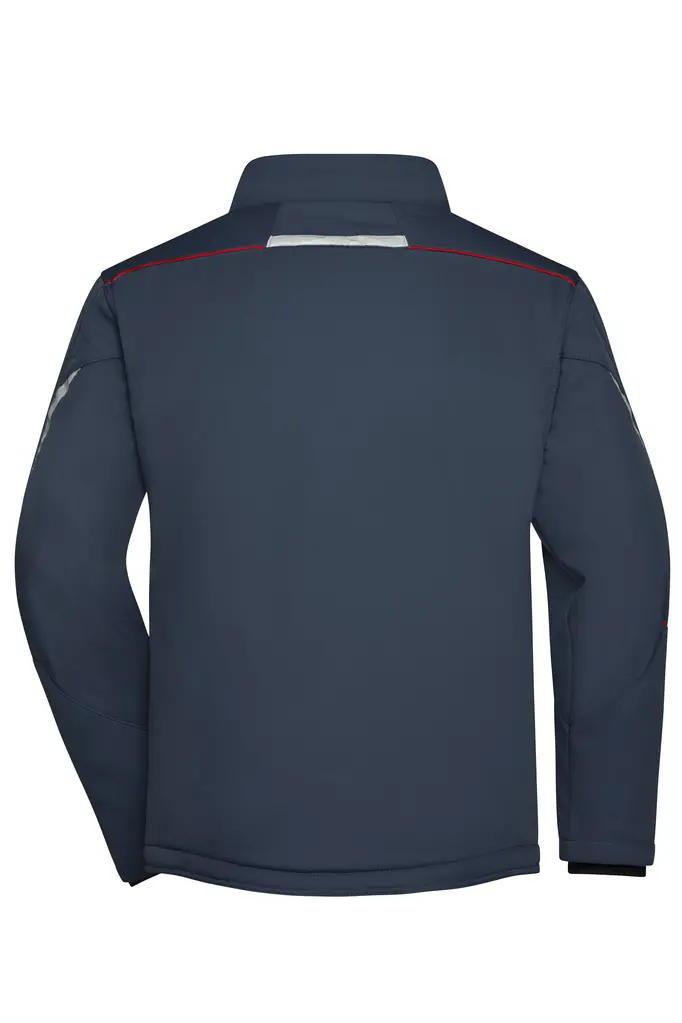 Radna softshell jakna JN853 carbon/red XS-3