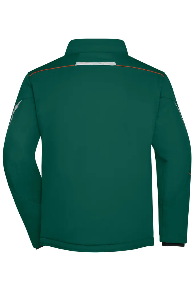 Radna softshell jakna JN853 dark-green/orange XS-3