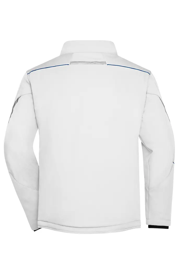 Radna softshell jakna JN853 white/royal XS-3